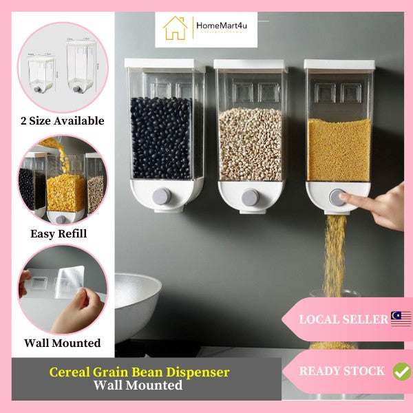 🥣 Dispensador de Cereal de Pared – ¡Frescura y Comodidad en tu Cocina!